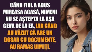 Când fiul a adus acasă mireasa nimeni nu se aștepta la așa ceva de la ea iar când au văzut că are [upl. by Meadows]