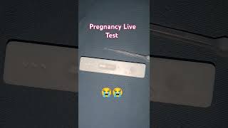 Pregnancy Test Result🧐🥹 pregnent kit baby love shorts [upl. by Ahsinwad]