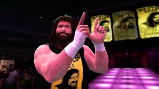 Cactus Jack makes his entrance in WWE 13 Official [upl. by Latvina]