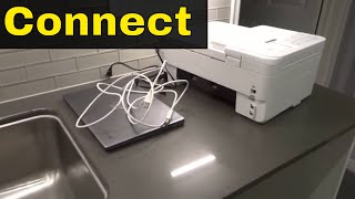 How To Connect Canon Pixma TR4522 Printer To ComputerEasy Tutorial [upl. by Kinney821]