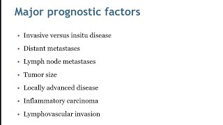 Prognostic Factors for Invasive Breast Carcinoma Part 4  SPECIAL PATHOLOGY [upl. by Drareg857]