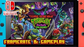 Teenage Mutant Ninja Turtles Mutants Unleashed  Nintendo Switch  Framerate amp Gameplay [upl. by Iohk739]