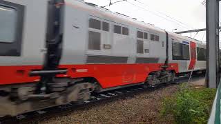 greater anglia stadler 755421 with its new Pride Livery🌈 passes cremorne lane crossing on 542024 [upl. by Savell]