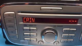 Ford 6000 CD Radio code instructions [upl. by Bartholomeus]