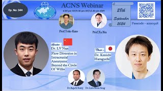 ACNS Webinar  Sept 28  Flow Diverters in Aneurysms distal to the Circle of Willis [upl. by Calie913]