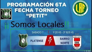 Platense Porvenir vs Barrio Norte [upl. by Tarabar]