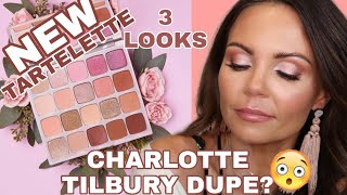 NEW TARTE TARTELETTE JUICY PALETTE REVIEW  3 LOOKS  SWATCHES amp COMPARISIONS [upl. by Meekar]