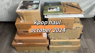 An INSANE Kpop Haul 😱 October 2024 [upl. by Rehotsirk706]