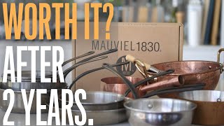 My opinion using Mauviel stainless steel Mcook series for 2 years on the channel [upl. by Leverick]