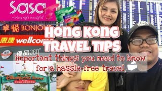 HONG KONG TRAVEL TIPS  HKIA TERMINAL 1amp2 TRANSPORTATION HOSTEL SIM CARD OCTOPUS CARD [upl. by Olenka]