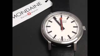 Mondaine stop2go  preview at BaselWorld 2013 [upl. by Nette]