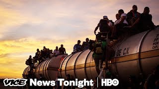 Walking to America with the Migrant Caravan  VICE News Tonight Special Report HBO [upl. by Joyann]