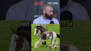 UFC fighter Paul Craig recites a Scottish poem for Nina Drama LOL  UFC 309 shorts mma ufc [upl. by Slyke]