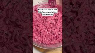 Boost Your Health with This Pomegranate Beet Salad Recipe shorts [upl. by Ggerc]