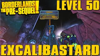 Borderlands The PreSequel Excalibastard Level 50 Legendary Weapon [upl. by Acsicnarf]