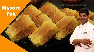 How to Make Mysore Pak  Traditional Mysore Pak Recipe in Tamil  CDK 273  Chef Deenas Kitchen [upl. by Benjamen]