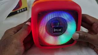 Bluetooth speaker 🔊Strong bass with RGB light Contact  8668140813 [upl. by Yrohcaz881]