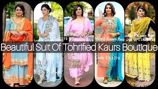 Punjabi Outfits😍 Punjabi Suits amp Kurta Sharara Collection Of Tohrified Kaurs Boutique👌shorts [upl. by Rodman]