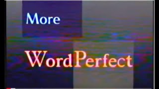 VHS RIP More Word Perfect  How to get the most of your Word Processor [upl. by Andriette95]