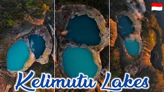 Kelimutu Lake  The Magical Lakes Of Mount Kelimutu Indonesia [upl. by Grove]