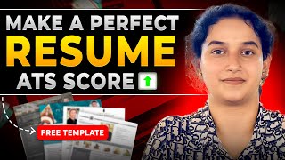 How To Make a Perfect Resume in 15mins  ATS Friendly Resume for Freshers and Experienced [upl. by Erait333]