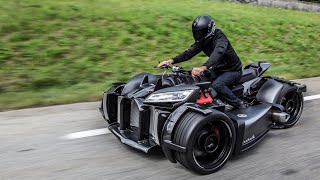 Wazuma V8M  Lazareth  V8 ENGINE POWERED TRIKE [upl. by Idisahc]