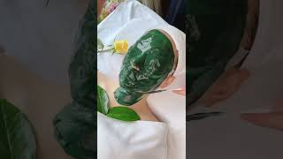 Spiraling mask for acne treatment claming skin jellymask skincare spa esthetician [upl. by Nilyaj]