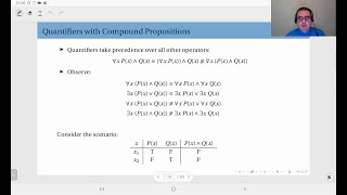 0203 Quantifiers with Compound Propositions [upl. by Tonneson555]