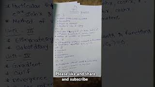 JNTUA R23  M2 important questions  DEVC maths jntu importantquestions viralshorts trending [upl. by Adiaz]