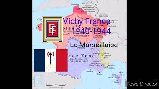 Vichy France anthem La Marseillaise rare instrumental [upl. by Ellegna]