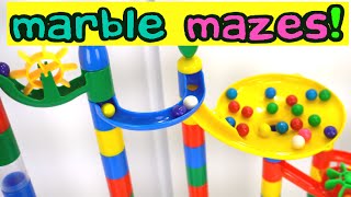 Giant Marble Runs Teach Colors and Numbers [upl. by Anilehcim711]