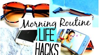 HOW TO HAVE A PRODUCTIVE MORNING LIFE HACKS  sophdoesnails [upl. by Lananna]