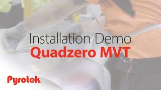 Quadzero MVT from Pyrotek vapor barrier [upl. by Airom964]