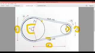 10 Flat Belt شرح بشمهندسة نورهان تصميم ميكانيكي Mechanical design [upl. by Ahsinav]