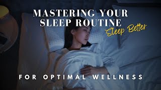 Mastering Your Sleep Routine for Optimal Wellness [upl. by Etnaud356]