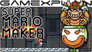 Super Mario Maker  Customizing Bowser amp Bowser Jr Boss Fights [upl. by Aslin641]