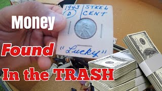 I found money trash picking in this rich neighborhood [upl. by Milore]