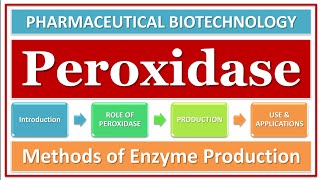 PEROXIDASE ENZYME  ROLE amp FUNCTION  PRODUCTION  ISOLATION  MICROBIAL ENZYME  APPLICATION [upl. by Teragramyram]