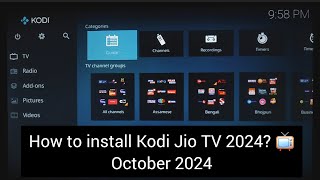 How to Install Kodi Jio TV  Complete Guide 2024  Msk  googletv kodi jiotv [upl. by Inamik]