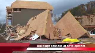 Buildings collapse at Cameron Harbor in Chattanooga [upl. by Samala]