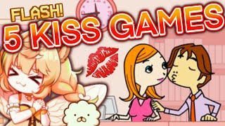 SMOOCHES YOU 💋 5 KISSING FLASH GAMES 🌼【Daisy Dandelion  idolEN3】 [upl. by Latton274]