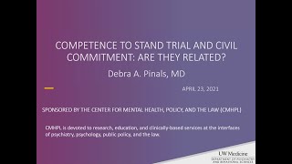 Competence to Stand Trial and Civil Commitment Are they related [upl. by Ellah60]