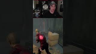 Scratch Mirror Myers Jumpscare  gigity45 on twitch live dbd horrorgaming dbdshorts [upl. by Annaeiluj294]