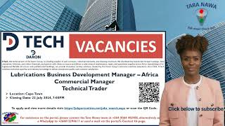 Vacancies DTech Cape Town vacancies as in description below Closing Date Extended 20 Sep 24 [upl. by Algy]