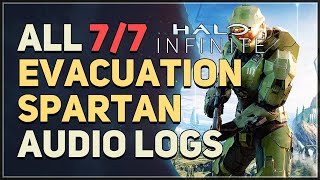 All 7 Evacuation Spartan Audio Logs Halo Infinite [upl. by Enowtna343]