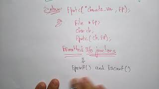 fprintf and fscanf in c with example  fgetc fputc functions [upl. by Airres]