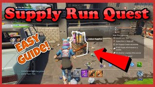 Recover 4 Supply Crates  Supply Run Main Quest Fortnite Save The World [upl. by Janos]