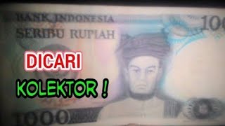 DISUKAI KOLEKTOR Uang kuno Indonesia uang kertas 1000 rupiah Sisingamangaraja tahun 1987 [upl. by Maller]