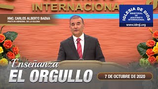 Enseñanza El orgullo 7 de octubre de 2020 Hno Carlos Alberto Baena  IDMJI [upl. by Anayad268]