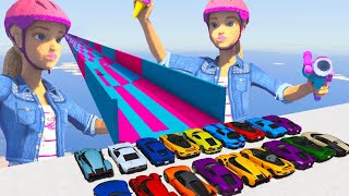 GTA V Online CORRIDA VAI E VOLTA do corredor da BARBIE [upl. by Wickman126]